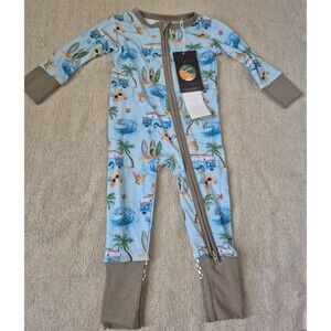Crew & company bamboo zippy size 3-6 months new
